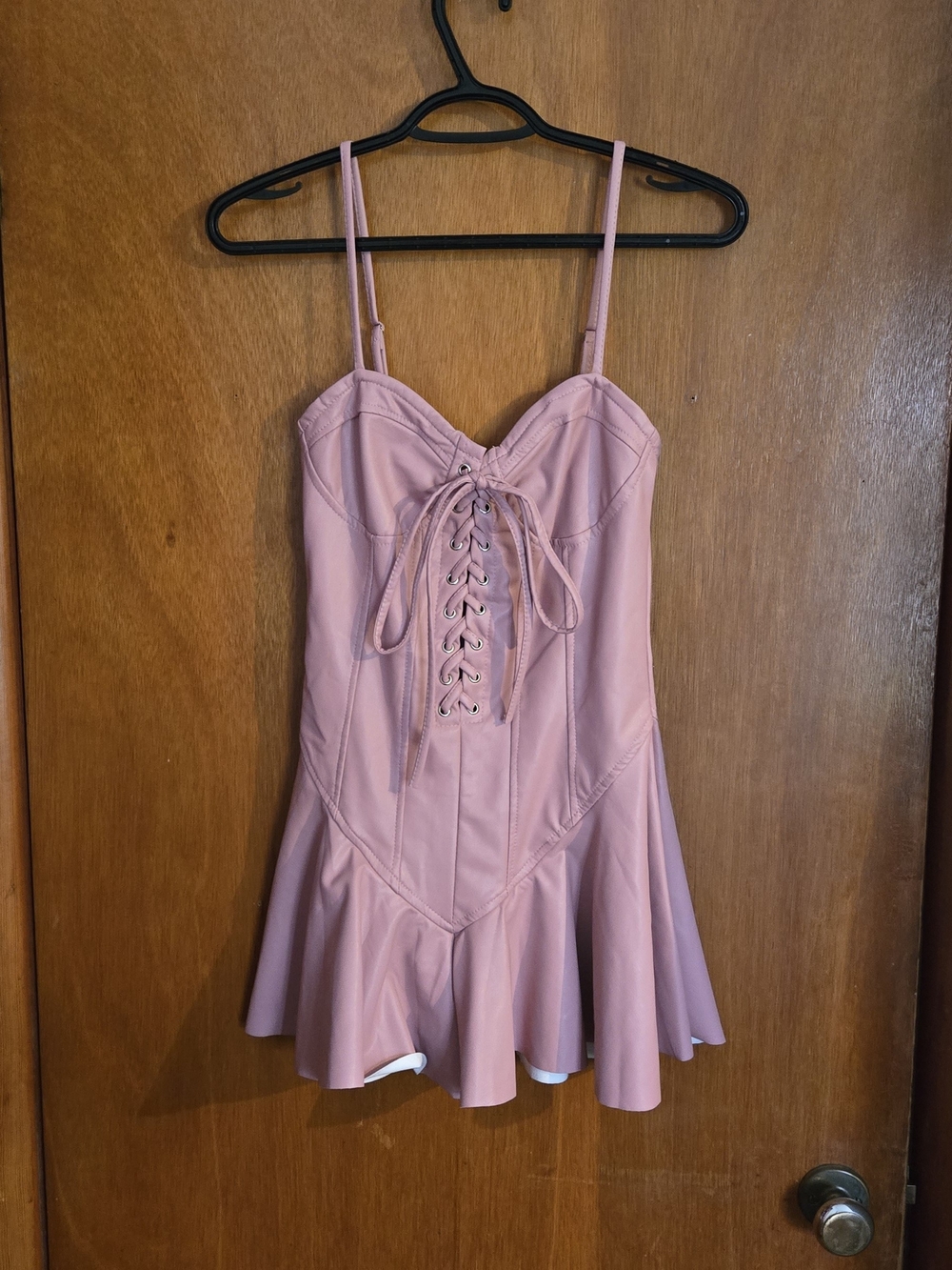 Women's PU Corset Front Dress (DollsKill)